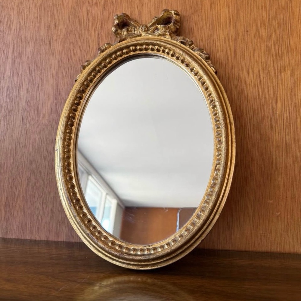 Vintage Mid-Century Hollywood Glamour Italian Mirror